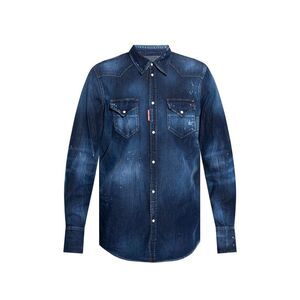 Dsquared² Blue Denim Men's Shirt